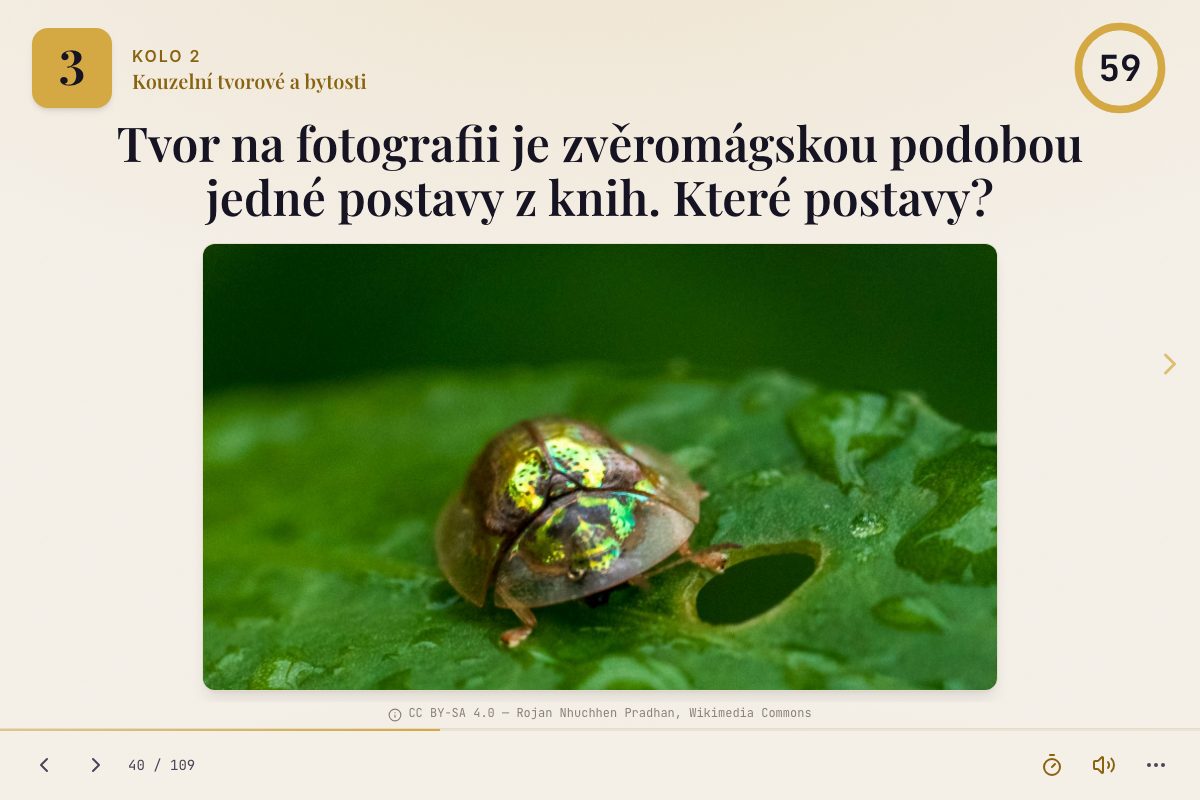 Obrázková otázka z kvízu — poznávačka podle obrázku