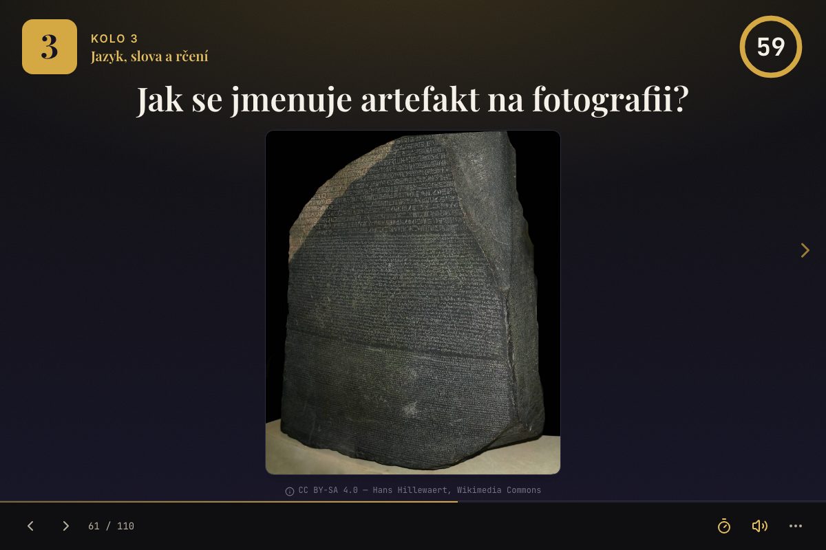 Obrázková otázka z kvízu — poznávačka podle obrázku