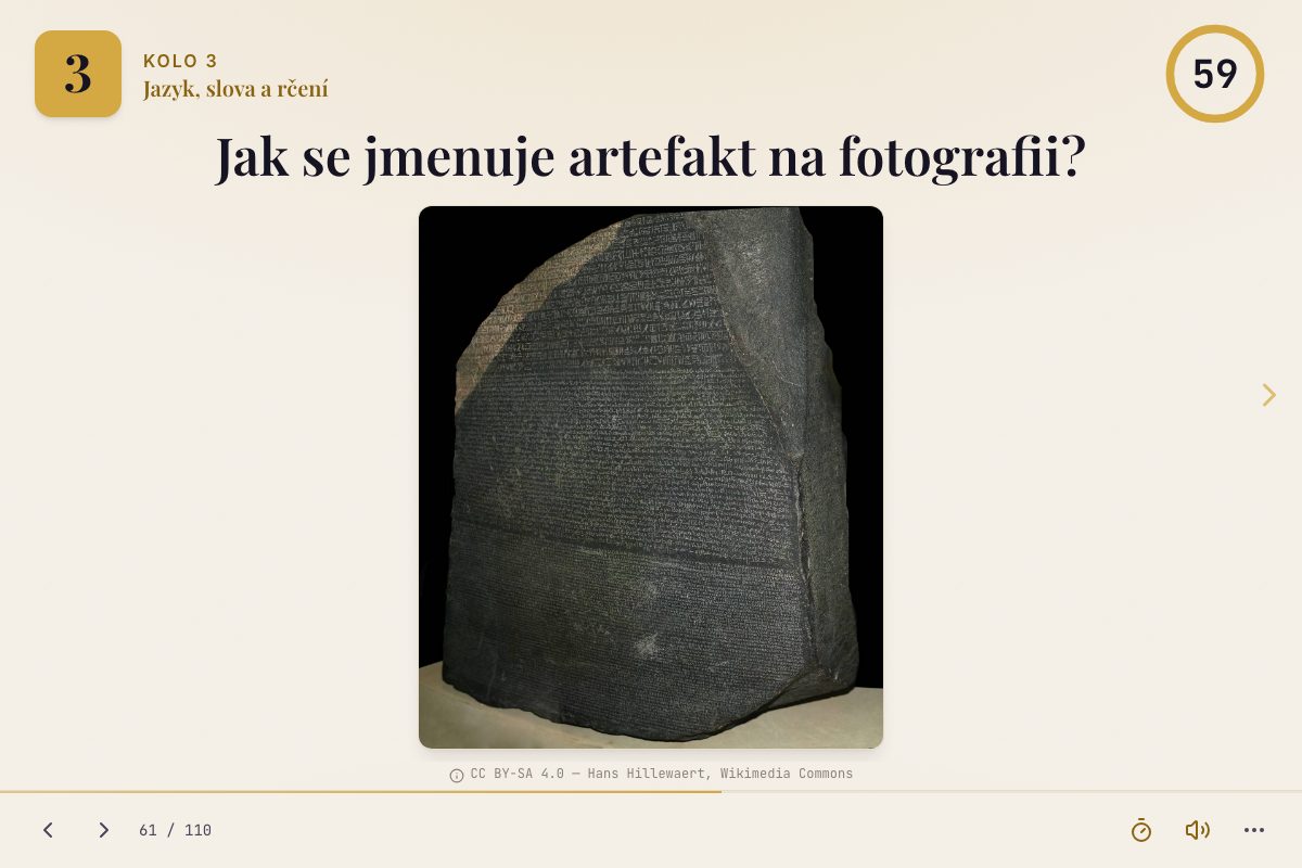 Obrázková otázka z kvízu — poznávačka podle obrázku